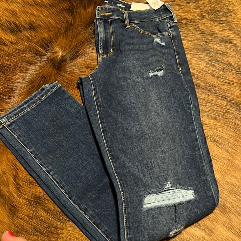 Size 4 old navy power slim straight